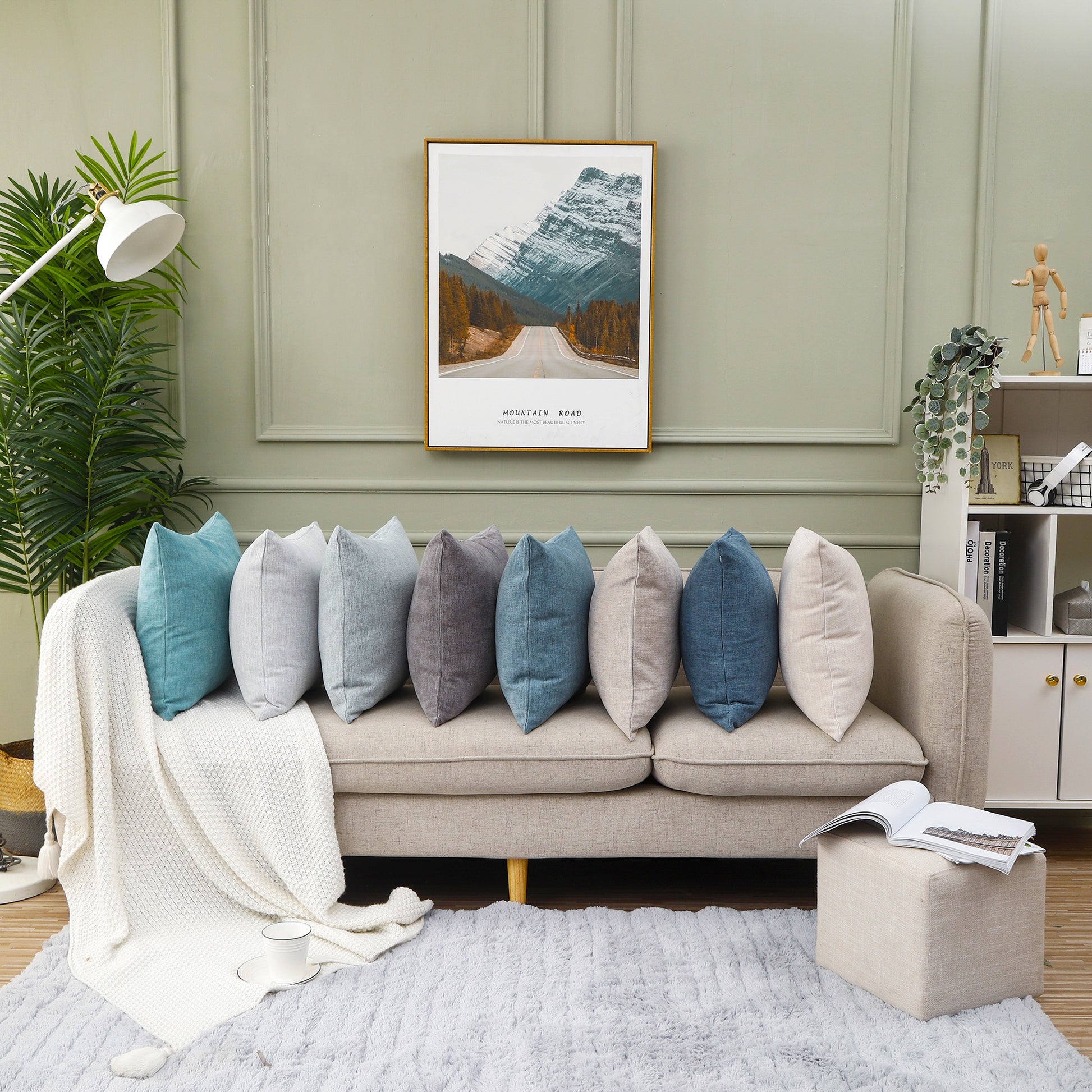 Throw Pillow Covers Set of 2 Sofa Decor Velvet Cushion Cases 3